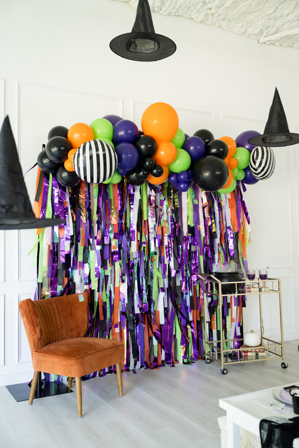 Spooktacular Fringe Backdrop-Backdrops-Oh My Darling Party Co
