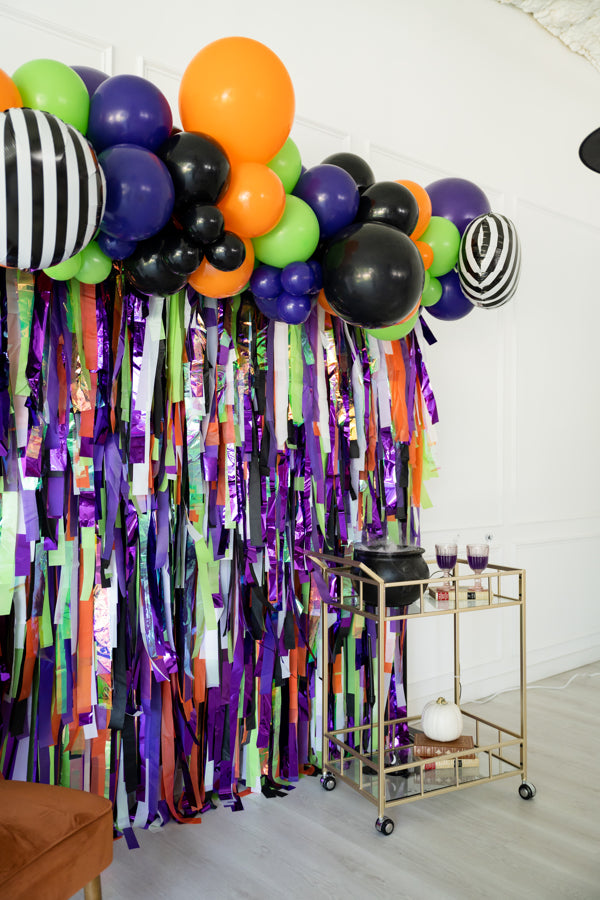 Spooktacular Fringe Backdrop-Backdrops-Oh My Darling Party Co