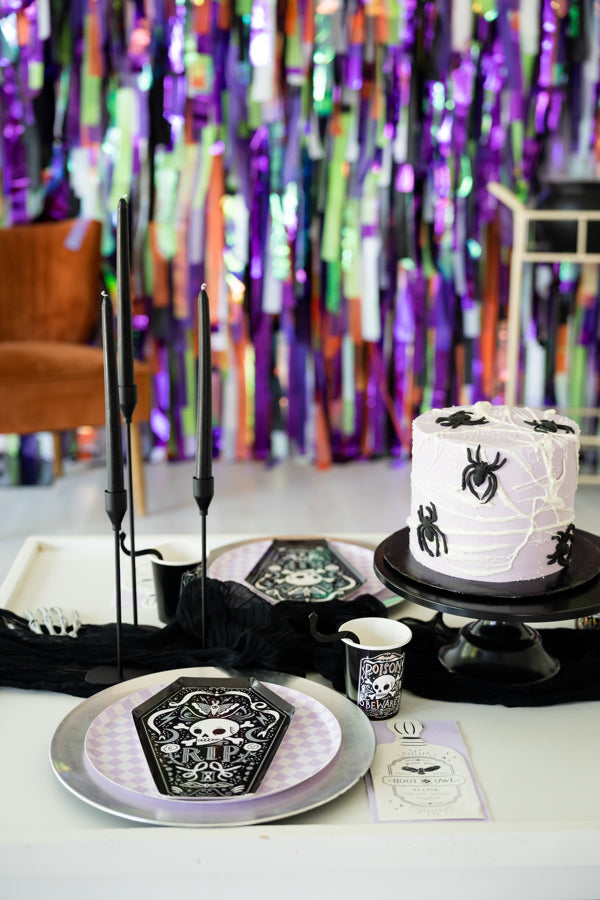 Spooktacular Fringe Backdrop-Backdrops-Oh My Darling Party Co