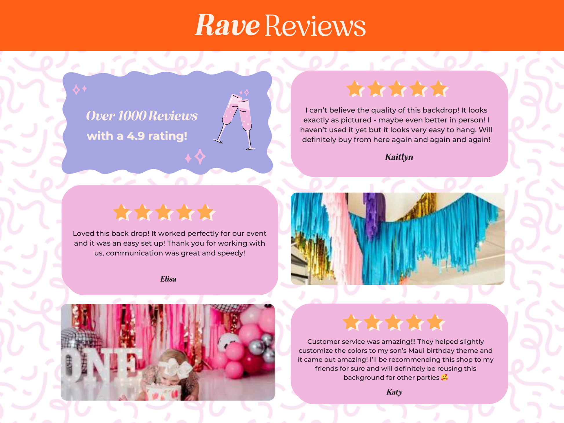 Visual guide showing how to build a complete party decor bundle, including a fringe backdrop, sturdy stand, and coordinating balloon kits for a seamless event setup.