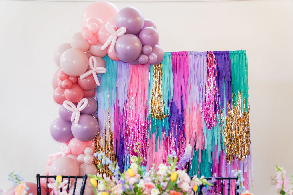 Stardust Fringe Backdrop-Backdrops-Oh My Darling Party Co