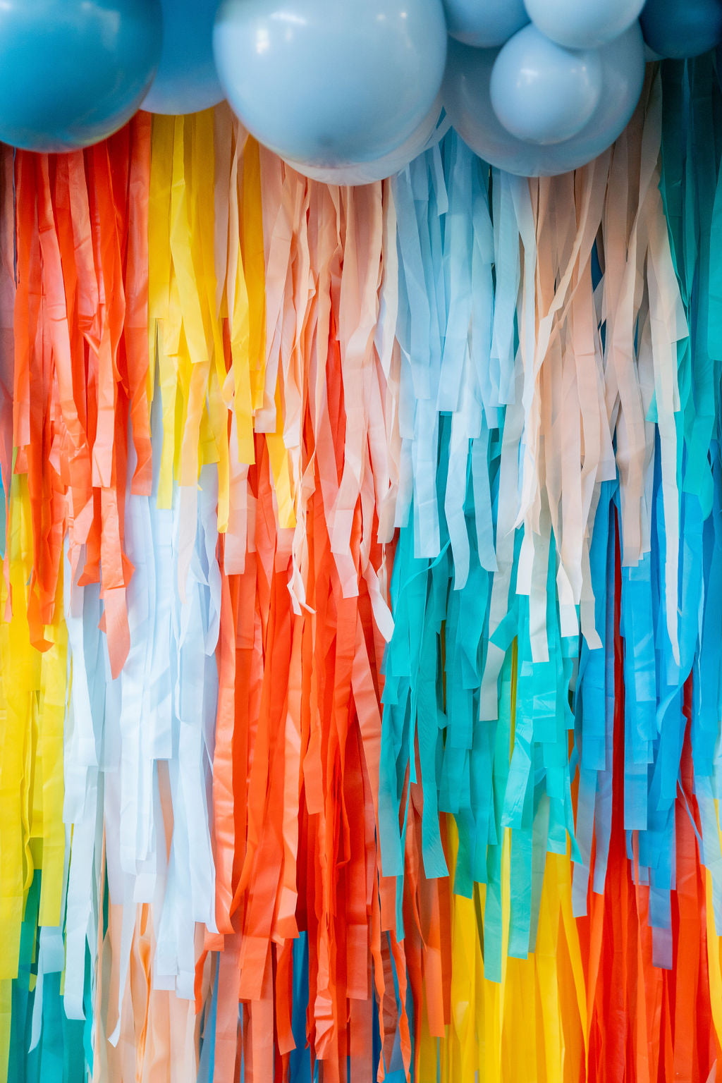 Surf's Up Fringe Backdrop-Oh My Darling Party Co-Fringe Backdrop, Streamer Backdrop, Fringe perfect for events & parties!