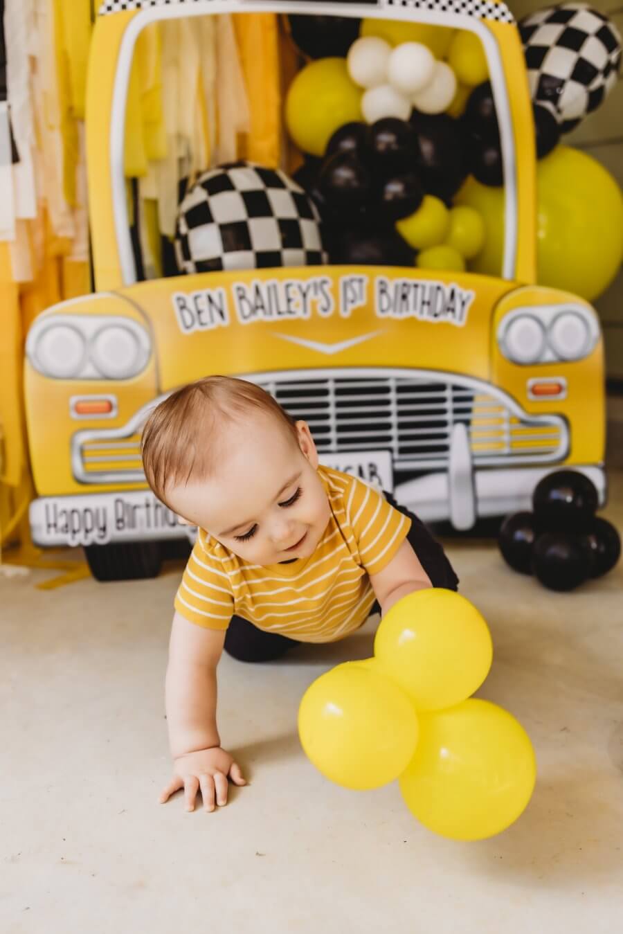 Taxi Time Fringe Backdrop-Oh My Darling Party Co-Fringe Backdrop, Streamer Backdrop, Fringe perfect for events & parties!