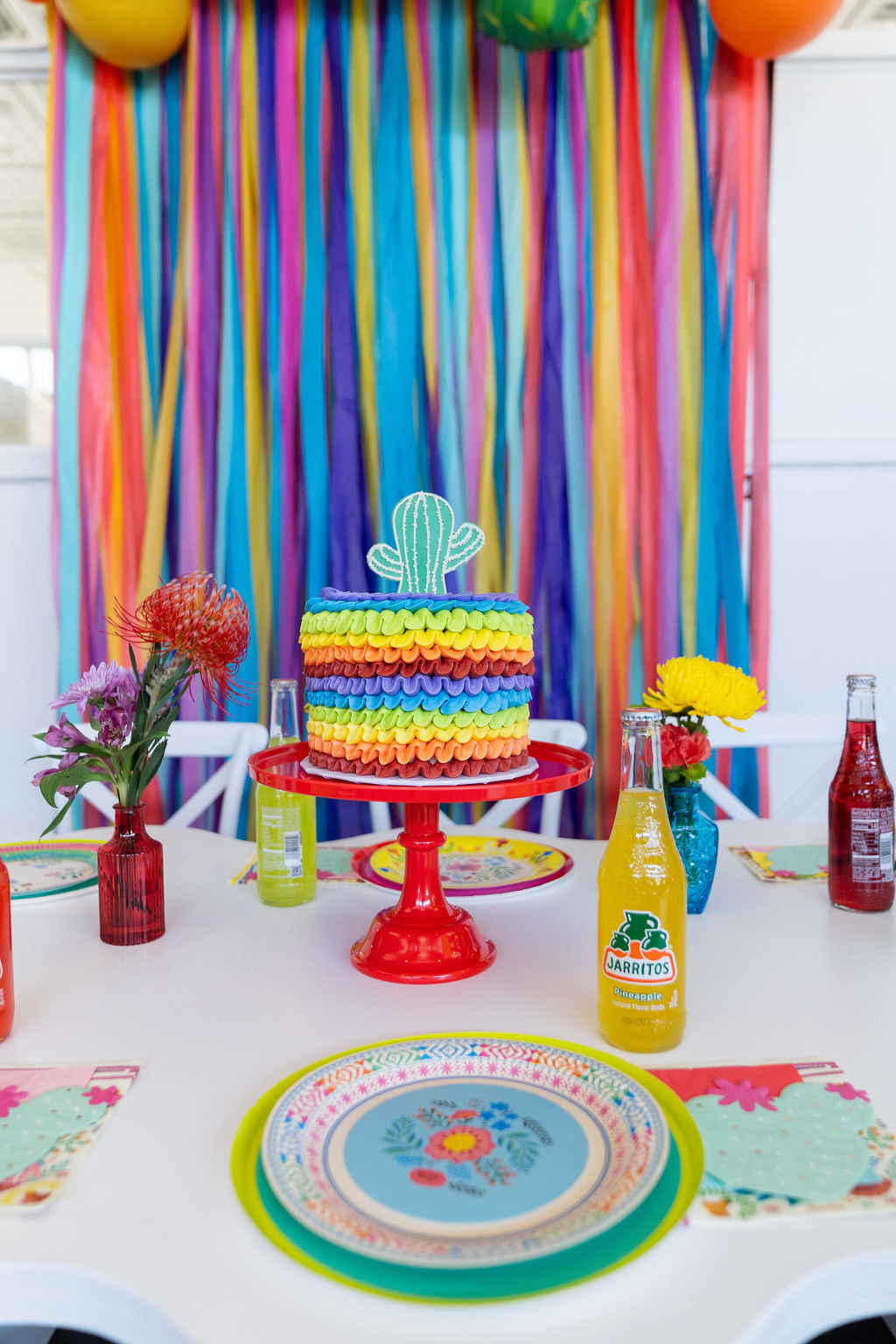 Tequila Sunrise Fringe Backdrop-Backdrops-Oh My Darling Party Co