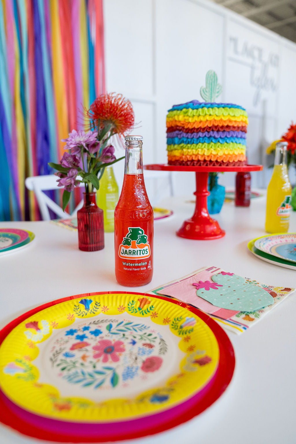 Tequila Sunrise Fringe Backdrop-Backdrops-Oh My Darling Party Co