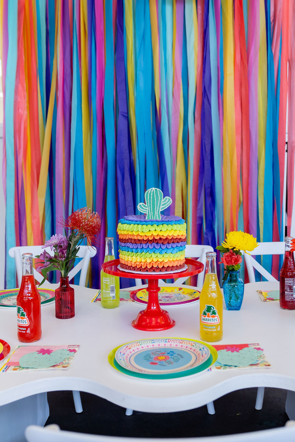 Tequila Sunrise Fringe Backdrop-Backdrops-Oh My Darling Party Co