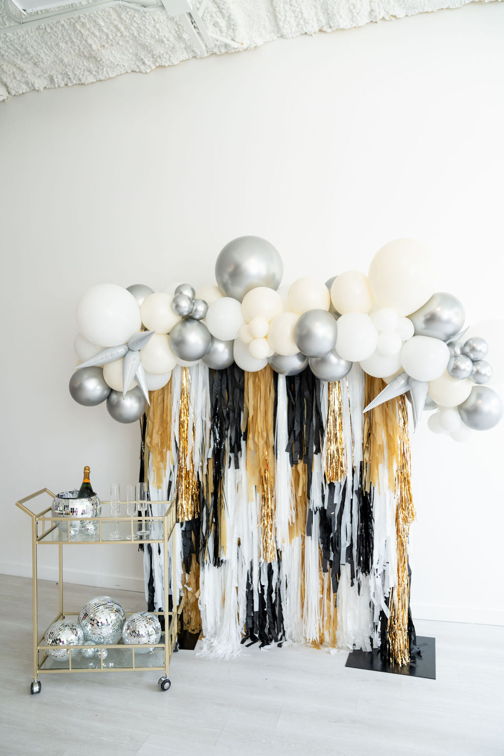 Timeless Celebration Fringe Backdrop-Backdrops-Oh My Darling Party Co
