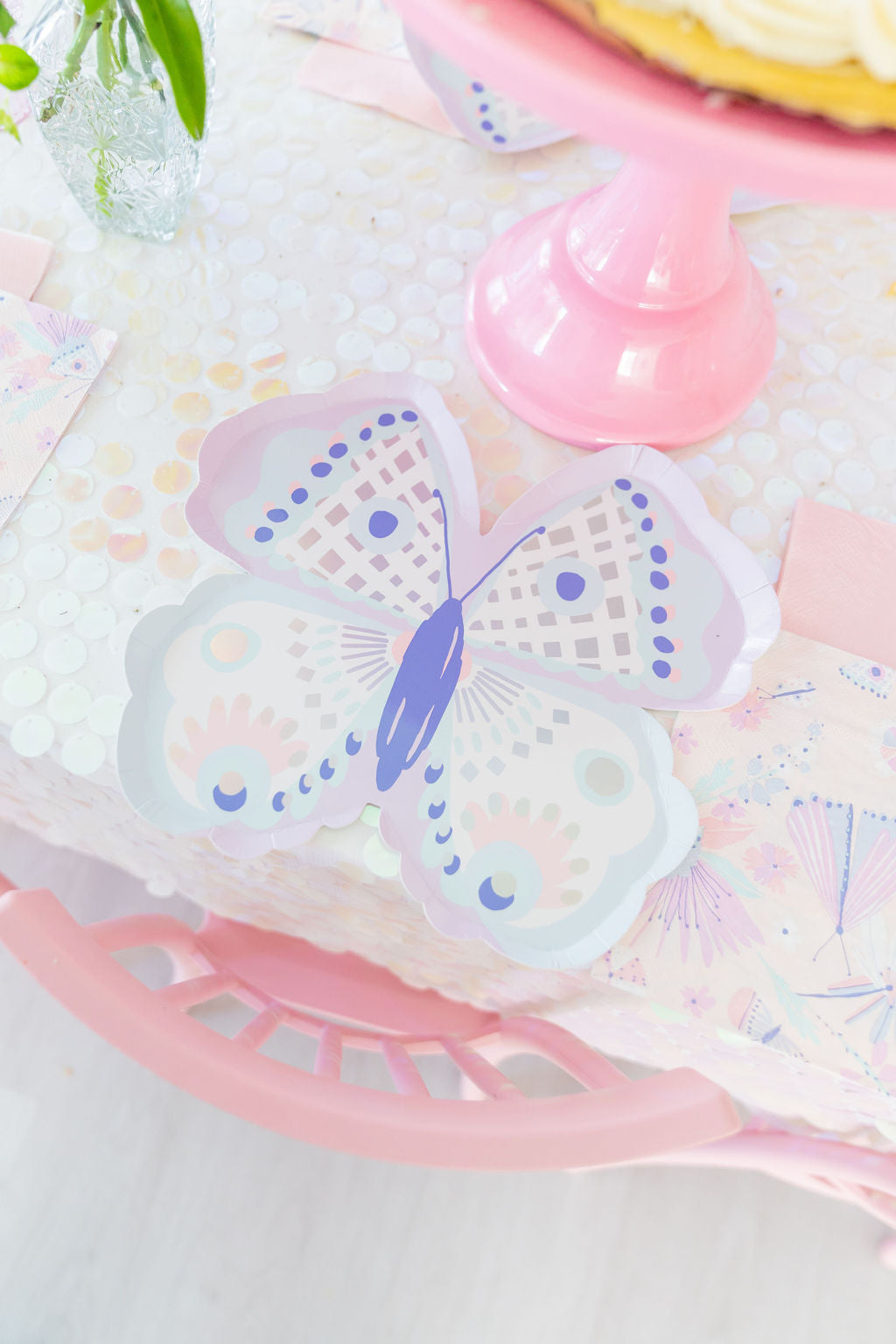 Tulle Fringe Backdrop in Lavender-Backdrops-Oh My Darling Party Co