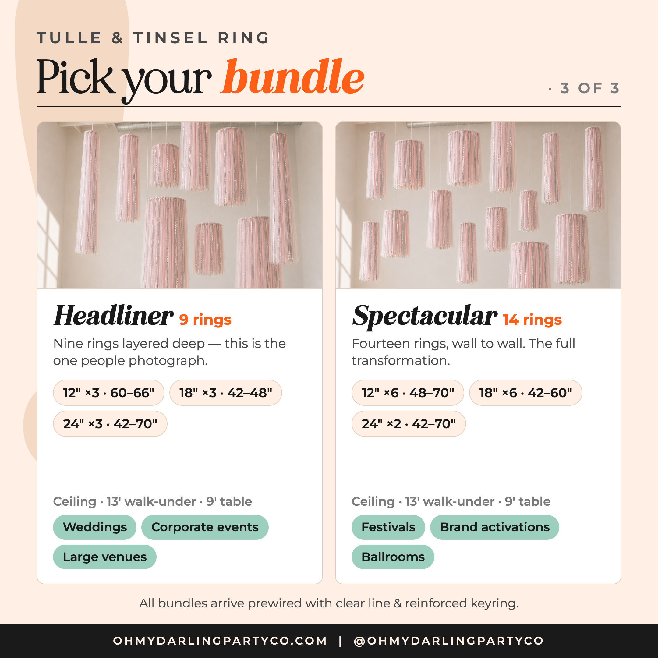 Tulle & tinsel ring set guide 3