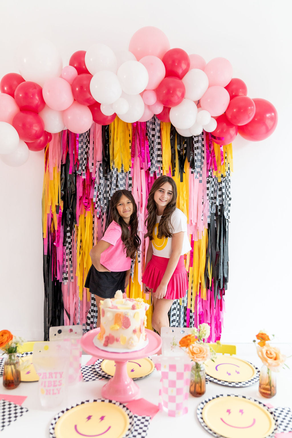 Two Rad Fringe Backdrop-Backdrops-Oh My Darling Party Co