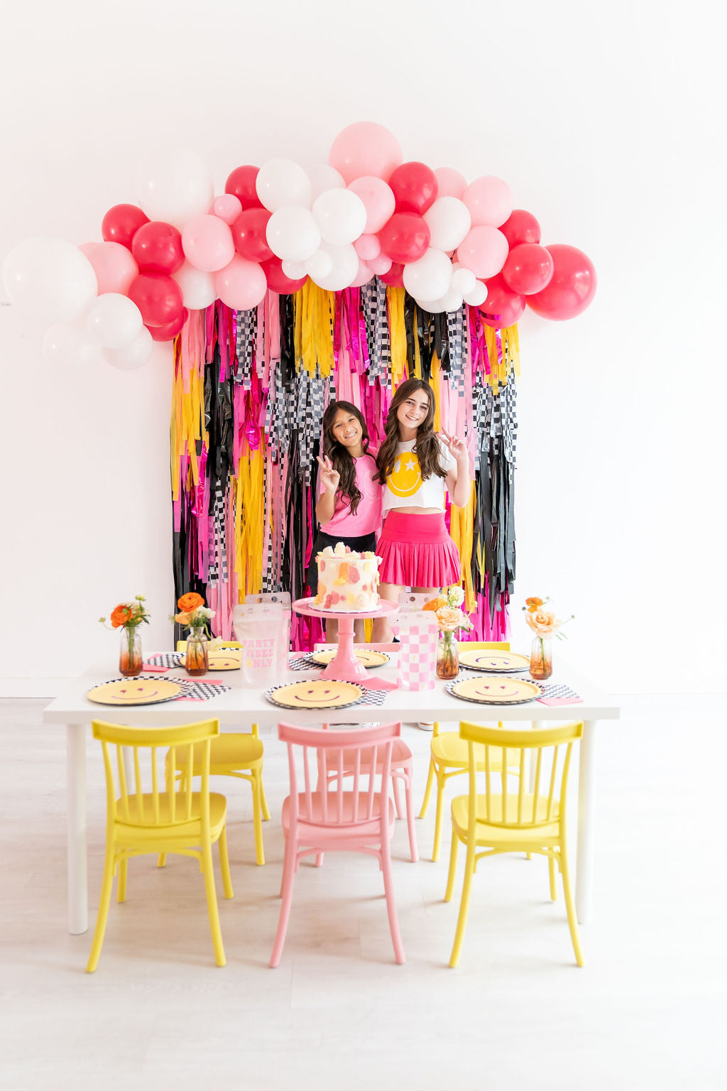Two Rad Fringe Backdrop-Backdrops-Oh My Darling Party Co