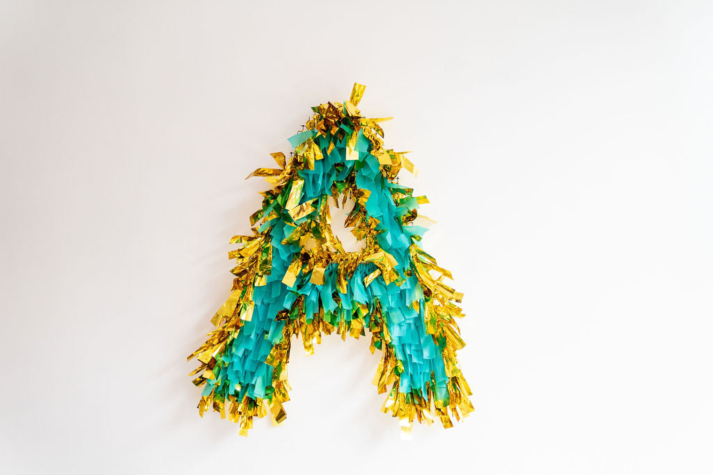 Varsity Fringe Letters-Shape-Oh My Darling Party Co