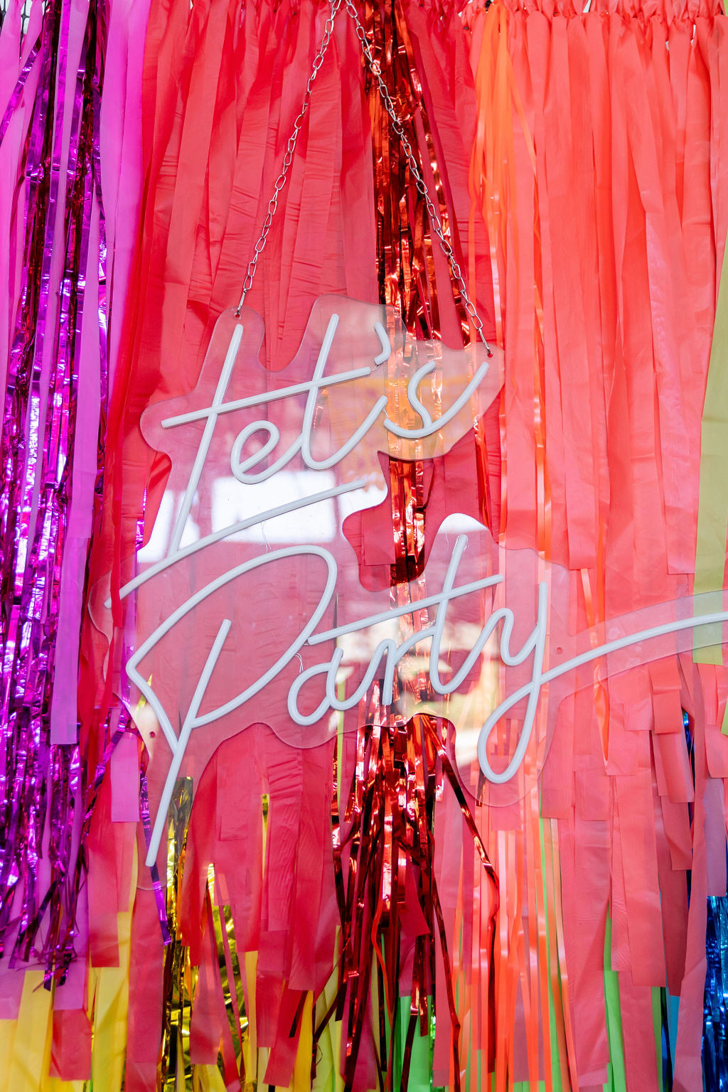 Viva La Fiesta Semi Circle Fringe Backdrop-Semi Circle Backdrop-Oh My Darling Party Co