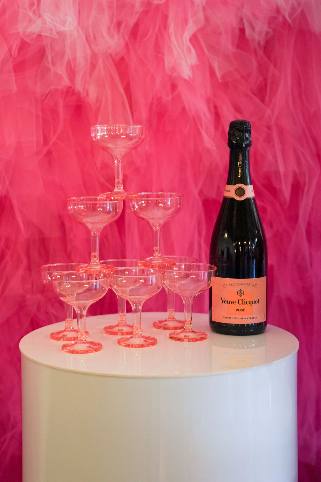 You're a Doll Tulle Semi Circle Fringe Backdrop-Semi Circle Backdrop-Oh My Darling Party Co