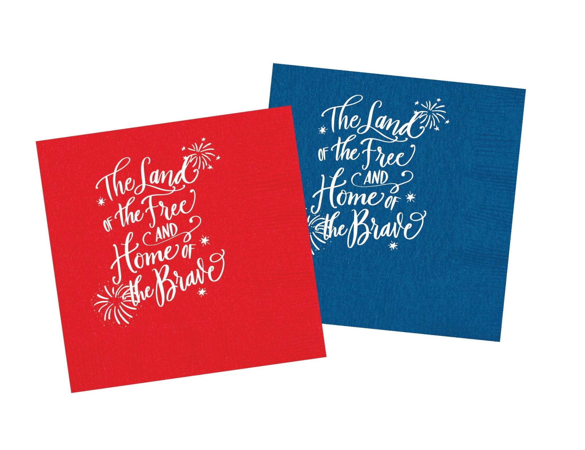 4th of July Napkins - Oh My Darling Party Co-4th julycocktail napkinsFaire #Fringe_Backdrop#