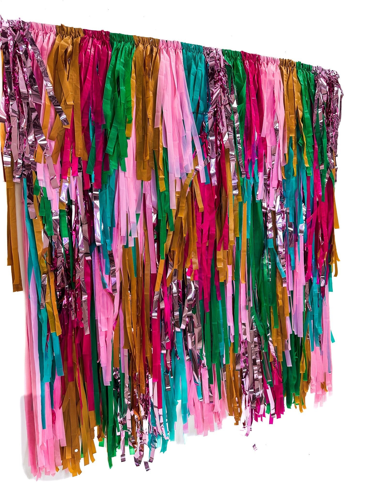 All My Jingle Ladies Fringe Backdrop - Oh My Darling Party Co-all my jingle ladiesboho christmasboho party #Fringe_Backdrop#