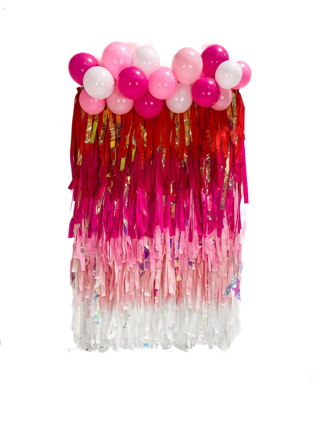 All You Need is Love Fringe Backdrop - Oh My Darling Party Co-bachelorettebubblegumcandy pink #Fringe_Backdrop#