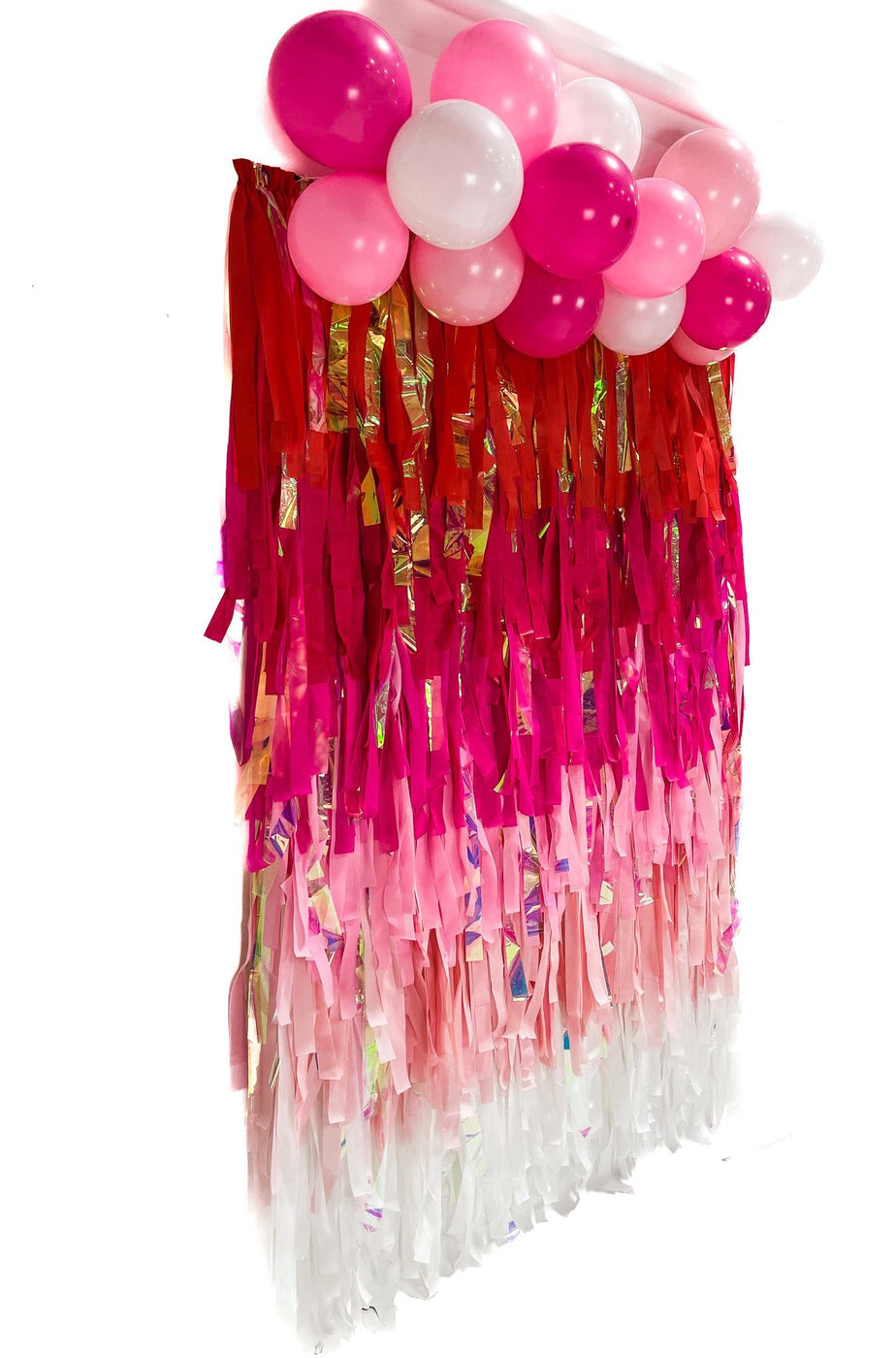 All You Need is Love Fringe Backdrop - Oh My Darling Party Co-bachelorettebubblegumcandy pink #Fringe_Backdrop#