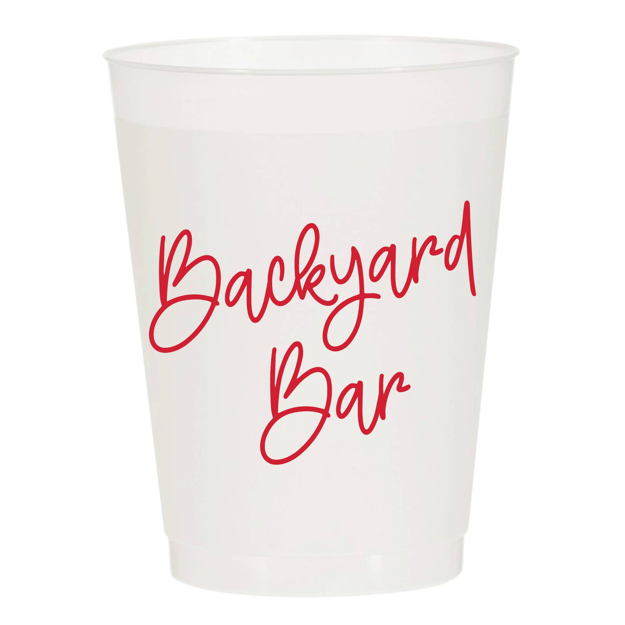 Backyard Bar Reusable Cups - Set of 10 Cups - Oh My Darling Party Co-Faire #Fringe_Backdrop#