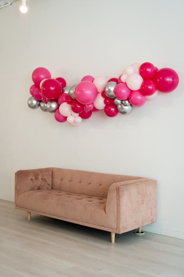 Barbie Balloon Kit - Oh My Darling Party Co-balloonspink balloons #Fringe_Backdrop#