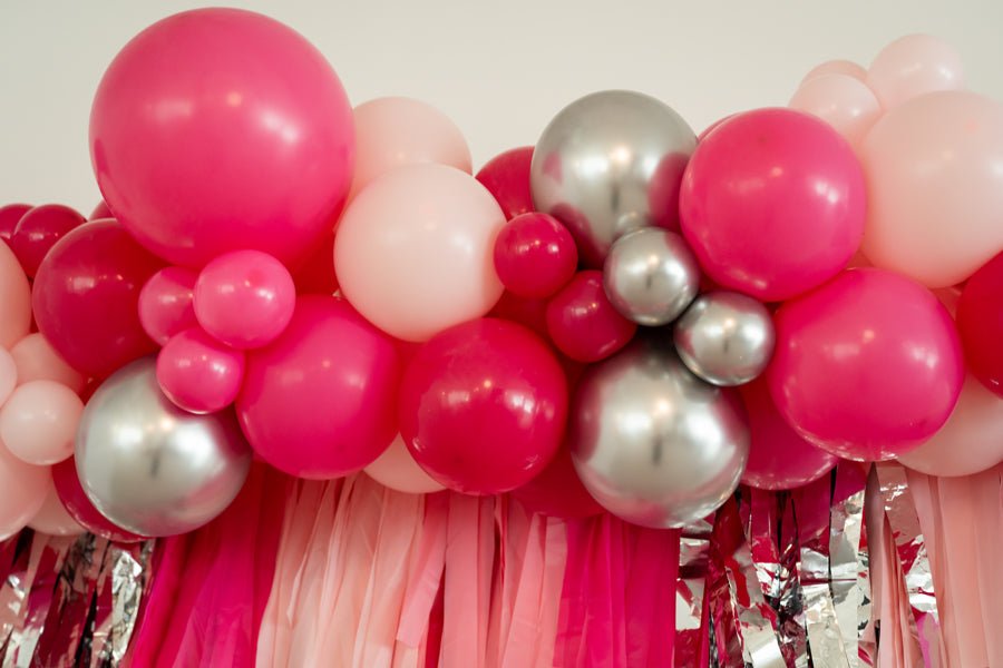 Barbie Fringe Backdrop - Oh My Darling Party Co-bacheloretteblushbridal shower #Fringe_Backdrop#