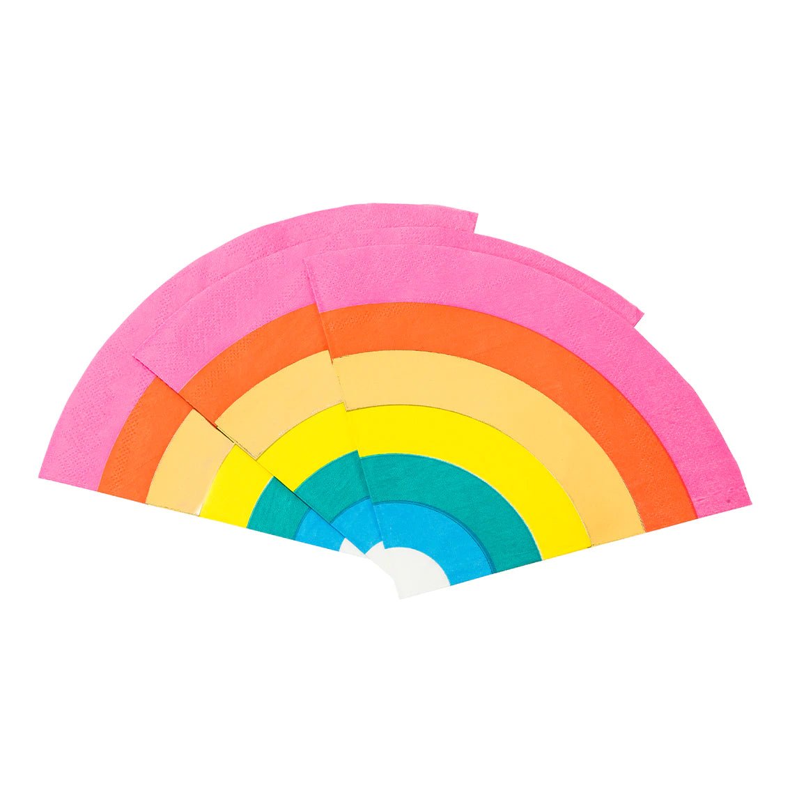 Birthday Brights Rainbow Shaped Napkins - Oh My Darling Party Co-bright rainbowcocktail napkinscolorful napkins #Fringe_Backdrop#