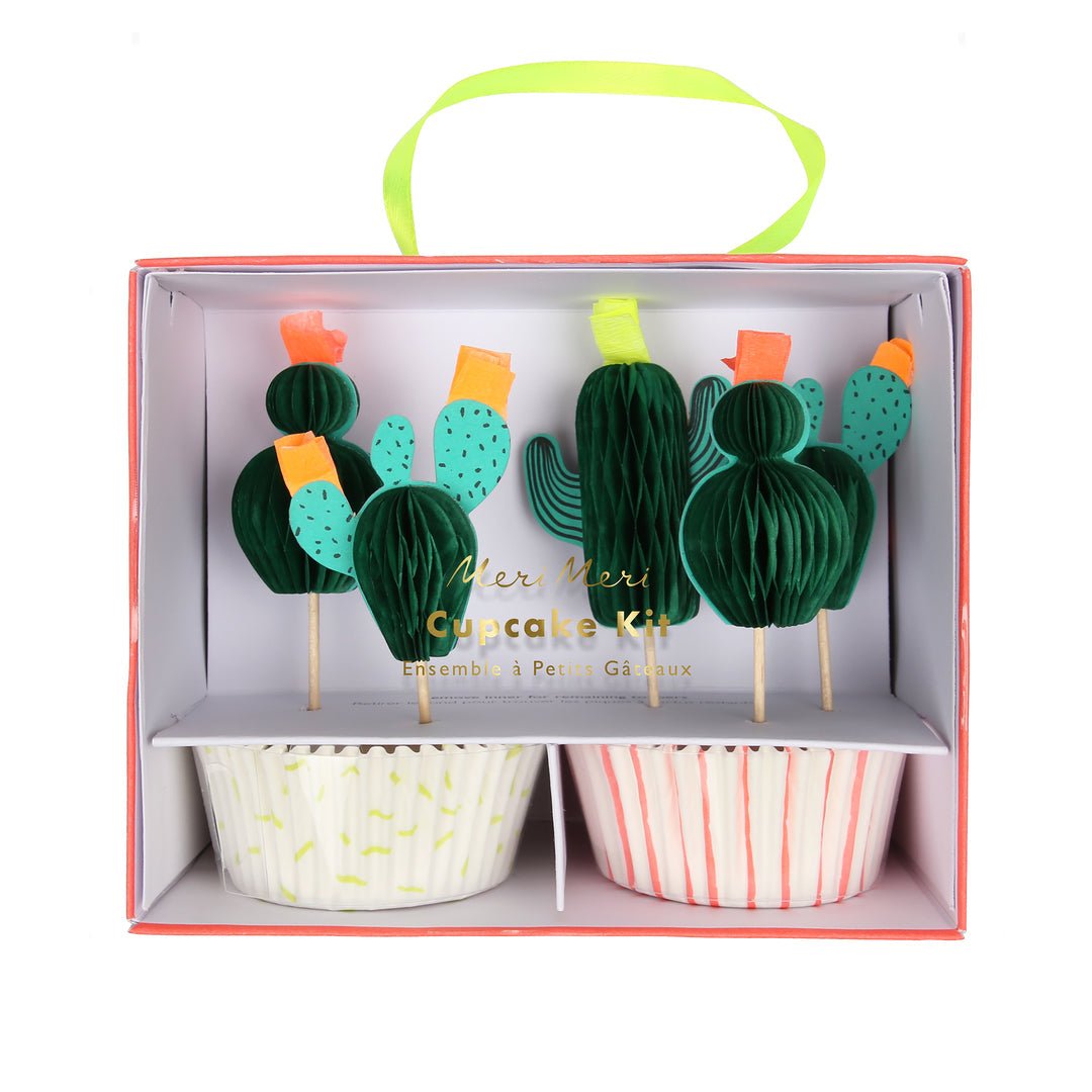 Cactus Cupcake Set - Oh My Darling Party Co-169894cactuscinco de mayo #Fringe_Backdrop#