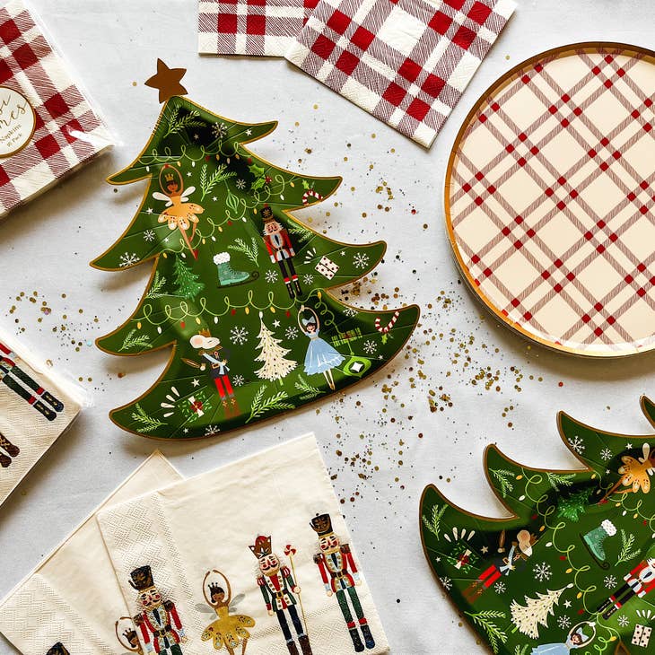 Christmas Tree Plate - Oh My Darling Party Co-Faire #Fringe_Backdrop#