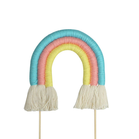 Cotton Cake Topper — Rainbow - Oh My Darling Party Co-bright rainbowcake toppercake toppers #Fringe_Backdrop#