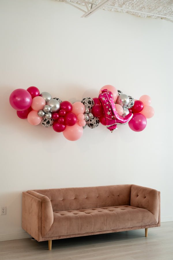 Cowgirl Balloon Kit - Oh My Darling Party Co-balloonspink balloons #Fringe_Backdrop#