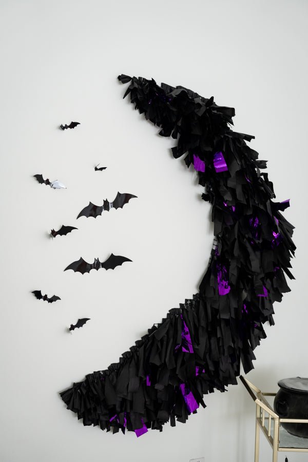 Crescent Shape Backdrop - Oh My Darling Party Co-halloweenhalloween partyspooky #Fringe_Backdrop#