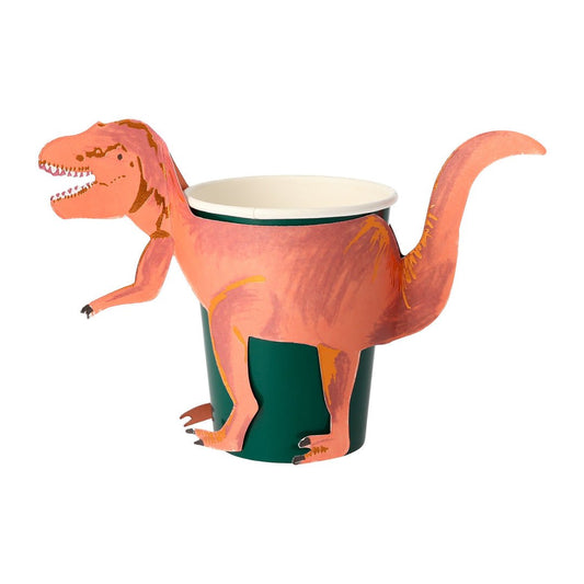 Dinosaur Kingdom T-Rex Party Cups - Oh My Darling Party Co-202218birthday cupscups #Fringe_Backdrop#