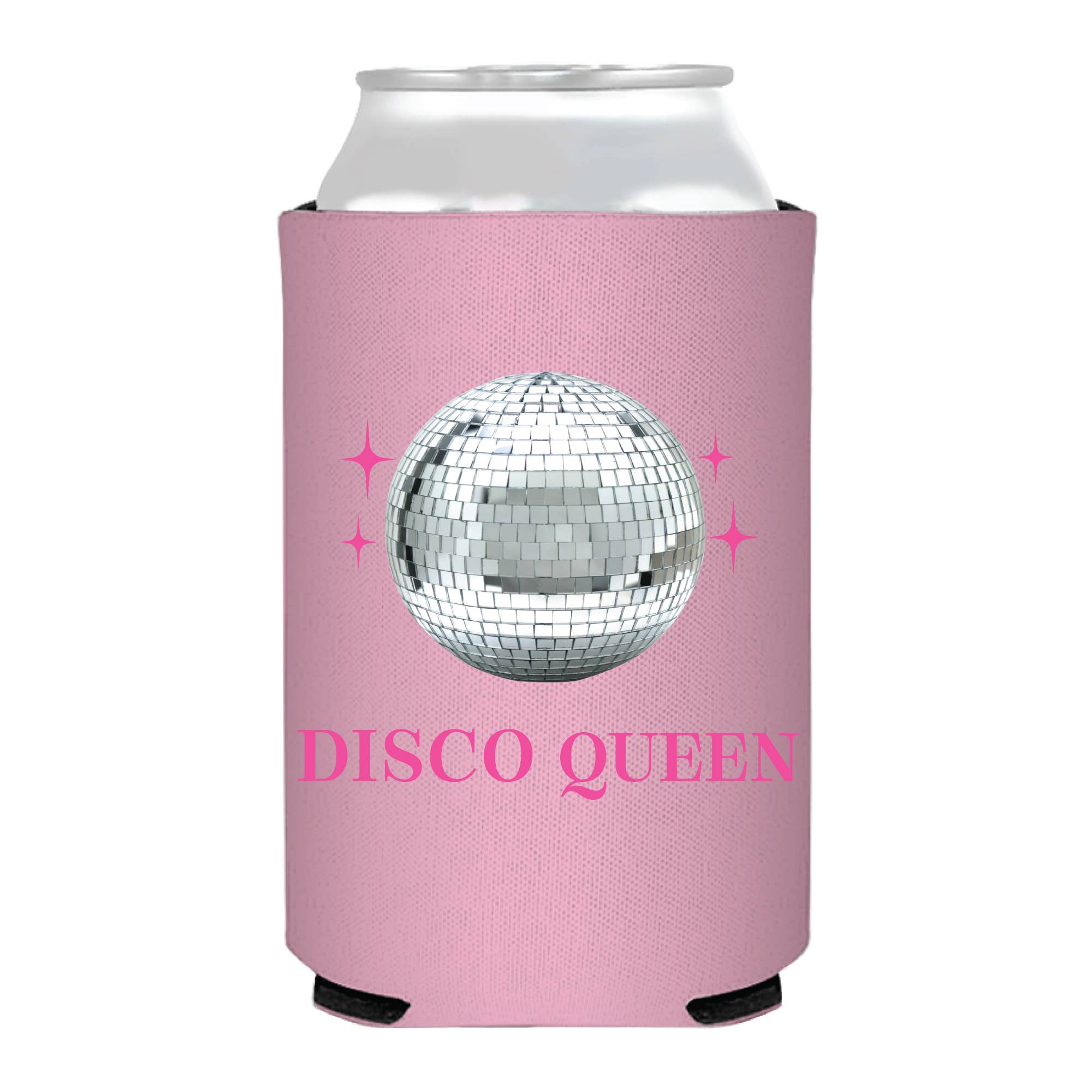 Disco Queen Koozie - Oh My Darling Party Co-bachelorettebachelorette partycan cooler #Fringe_Backdrop#