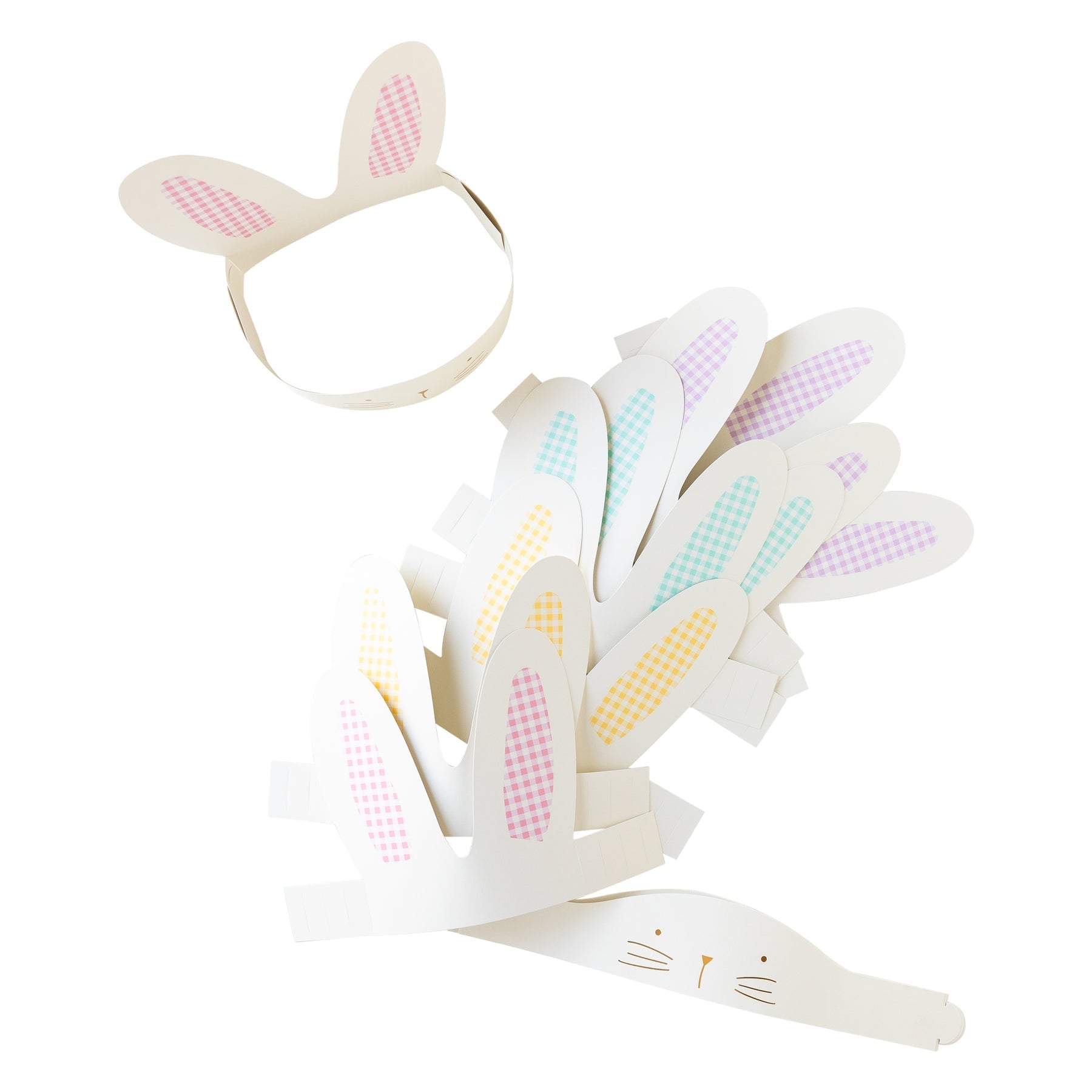 Easter Bunny Crowns - Oh My Darling Party Co-eastereaster basketeaster time #Fringe_Backdrop#