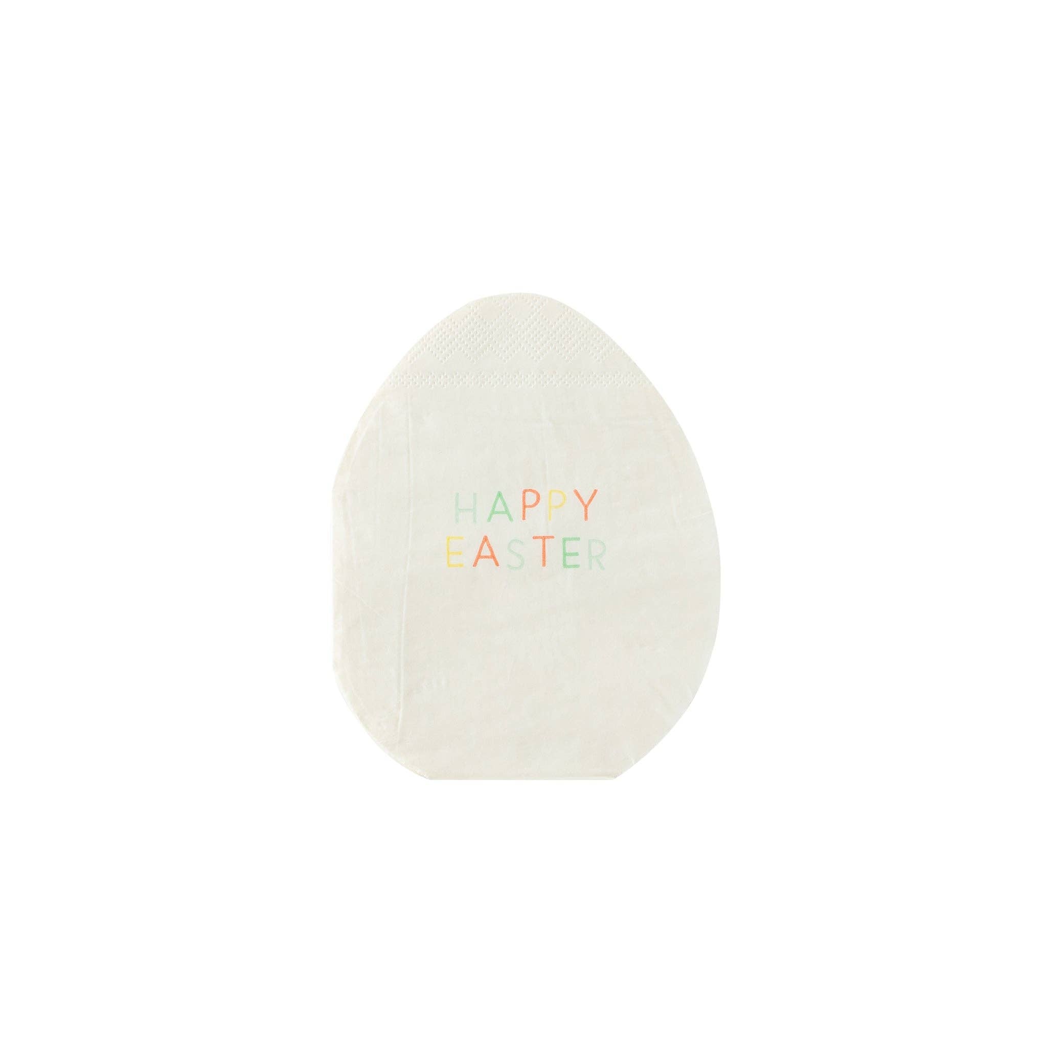 Easter Egg Shaped Napkin - Oh My Darling Party Co-Faire #Fringe_Backdrop#