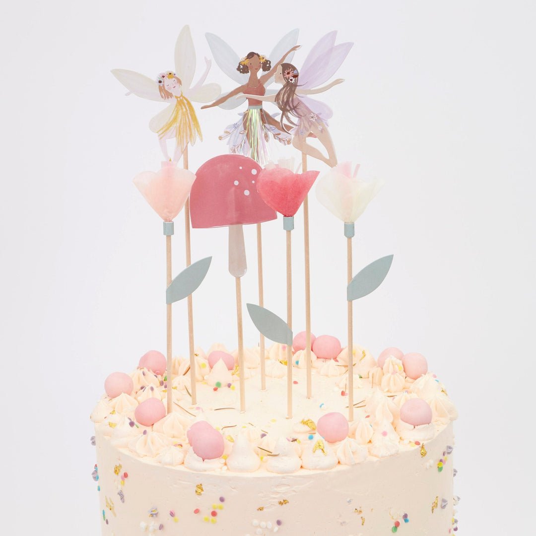 Fairy Cake Topper - Oh My Darling Party Co-botanicalcake toppercake toppers #Fringe_Backdrop#