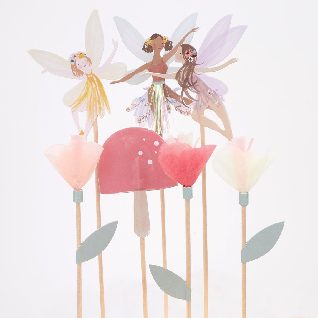 Fairy Cake Topper - Oh My Darling Party Co-botanicalcake toppercake toppers #Fringe_Backdrop#