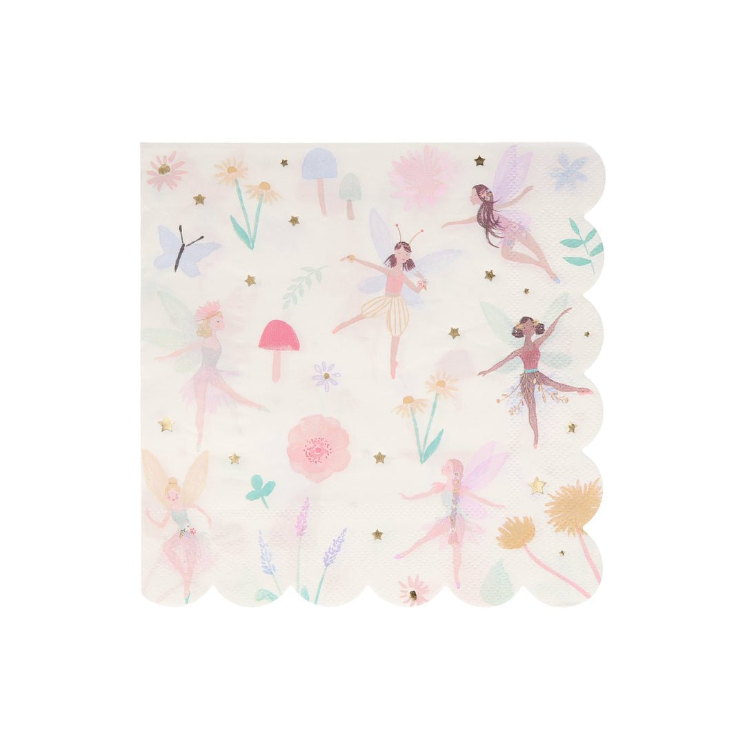 Fairy Large Napkins - Oh My Darling Party Co-210592fairygarden #Fringe_Backdrop#