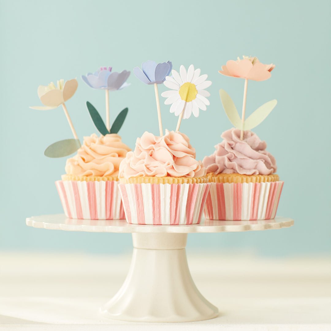 Flower Garden Cupcake Kit - Oh My Darling Party Co-bloomsbotanicalcupcake cups #Fringe_Backdrop#