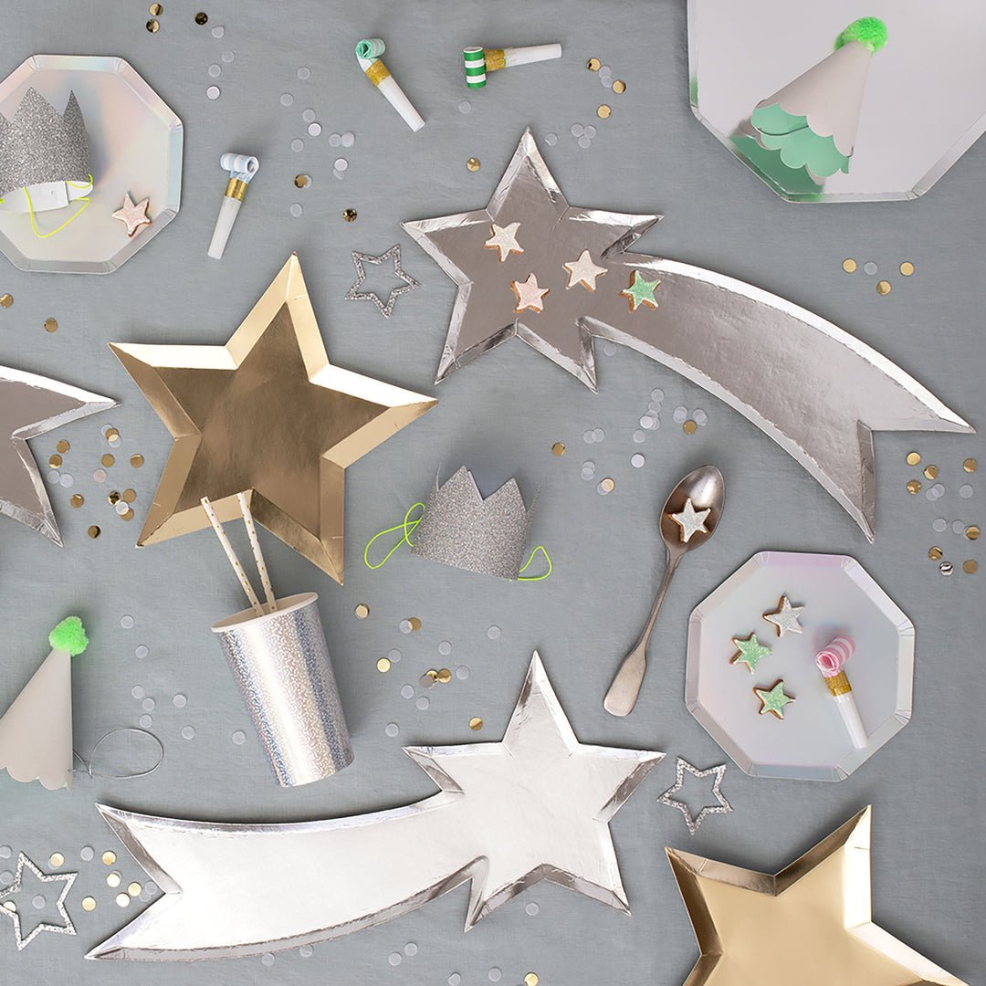 Gold Foil Star Plates - Oh My Darling Party Co-1507514th july4th of July #Fringe_Backdrop#