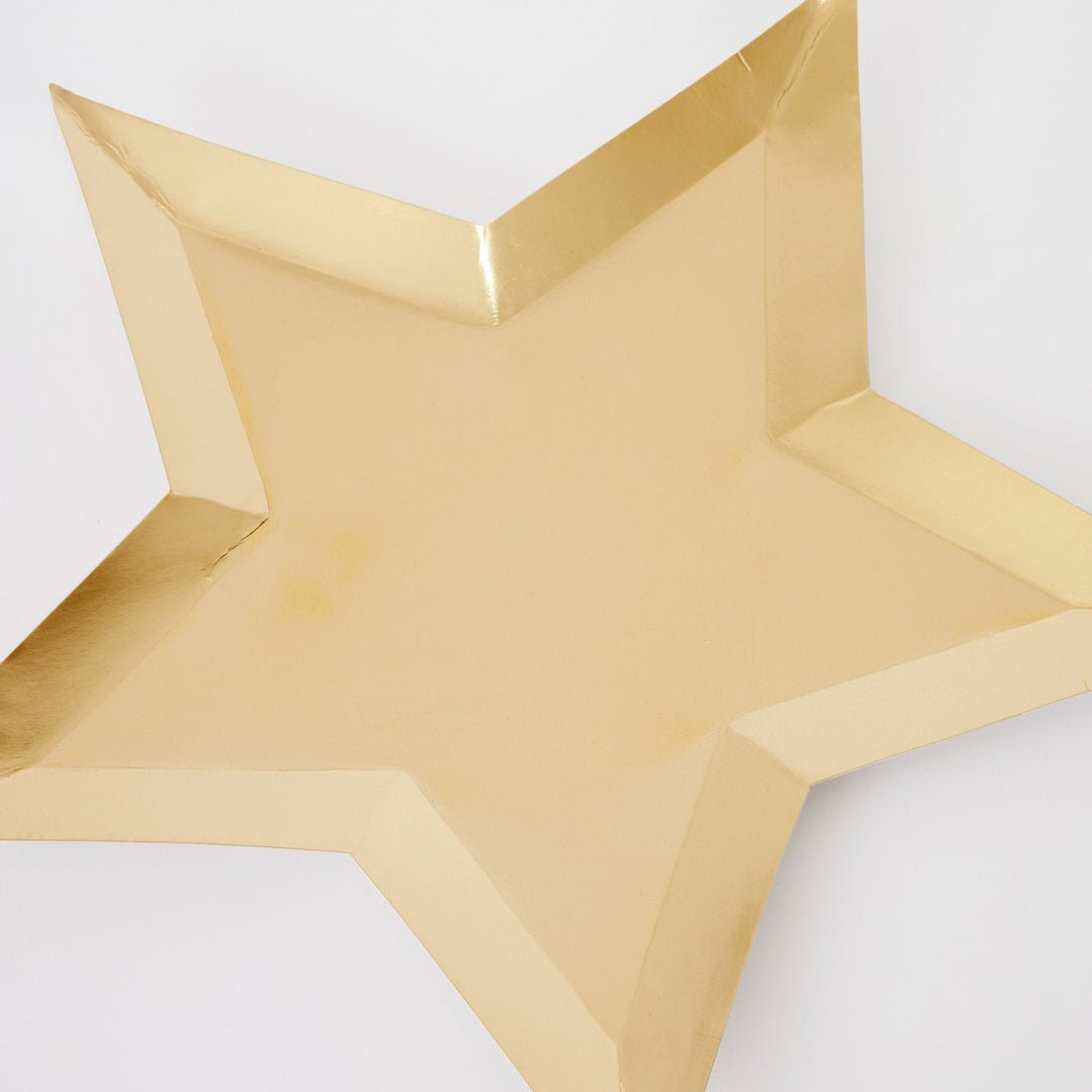 Gold Foil Star Plates - Oh My Darling Party Co-1507514th july4th of July #Fringe_Backdrop#