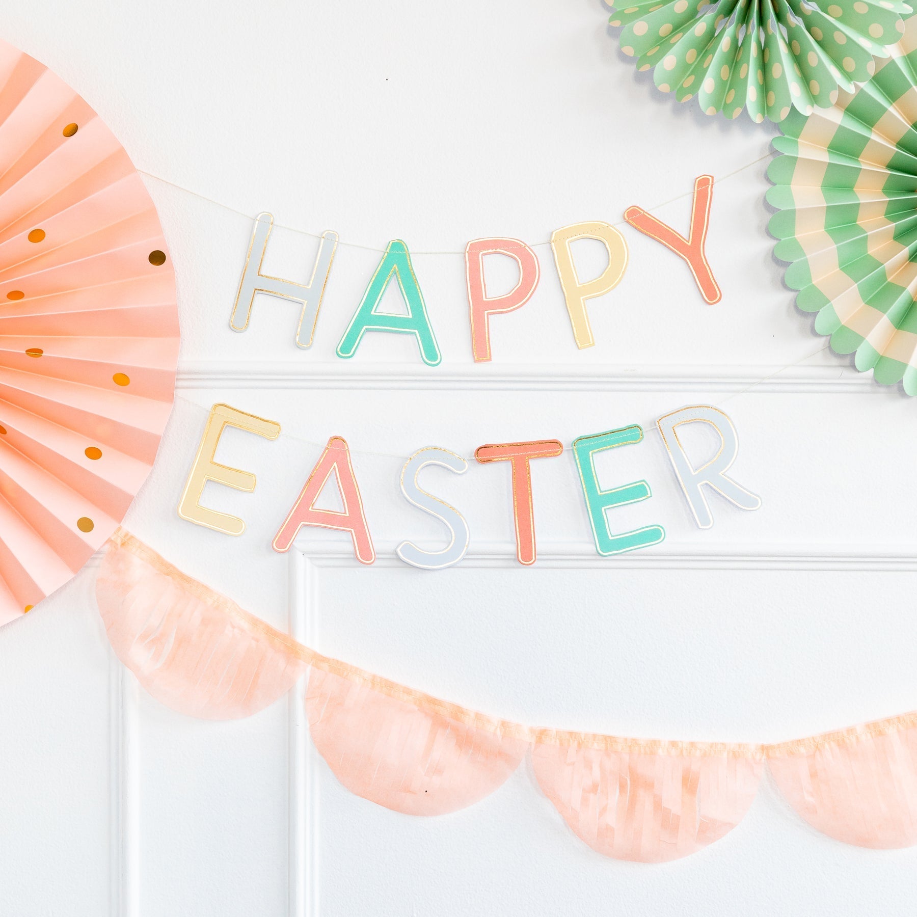 Happy Easter Fringed Banner Set - Oh My Darling Party Co-eastereaster bannereaster fringe #Fringe_Backdrop#