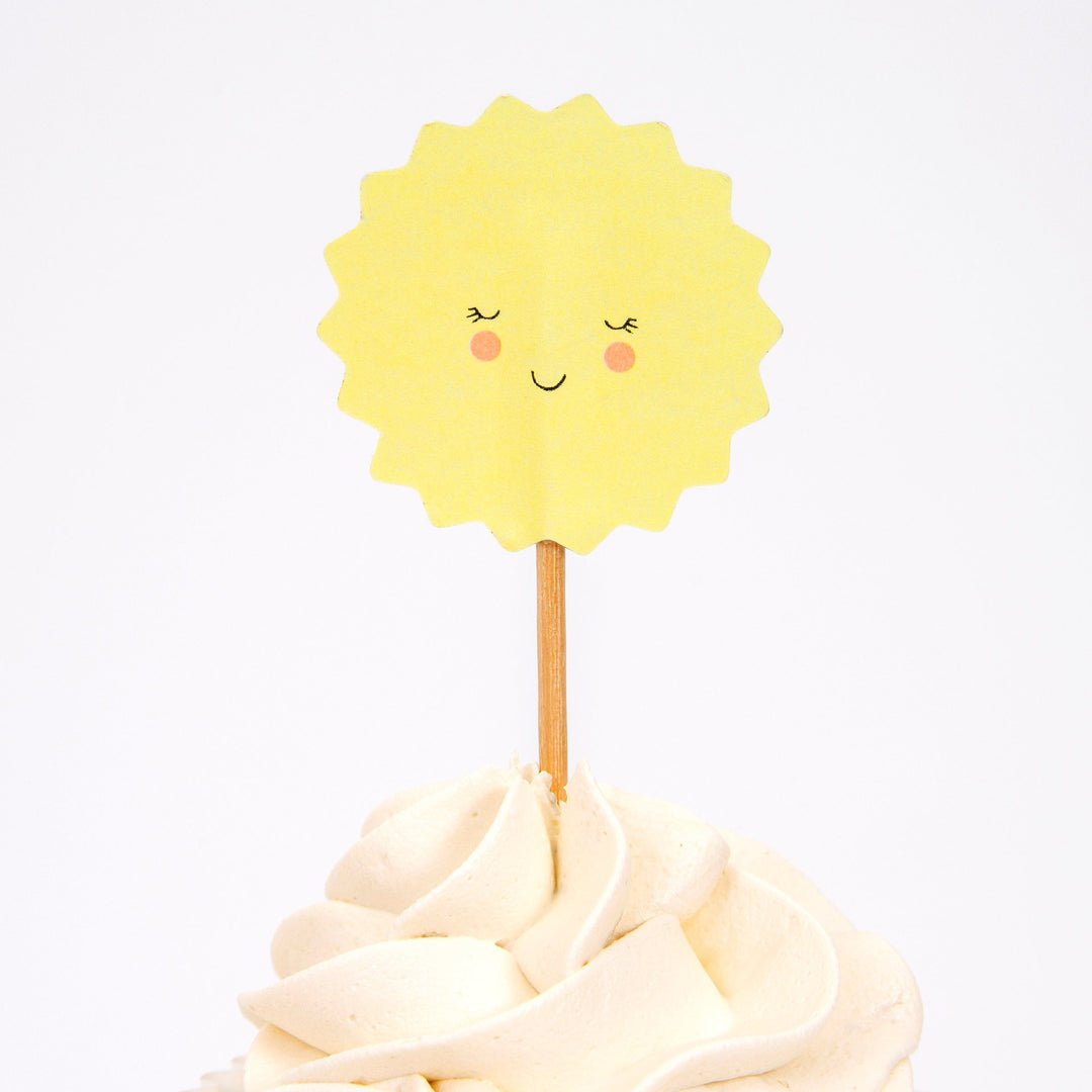 Happy Weather Cupcake Kit - Oh My Darling Party Co-baby showercupcake kitcupcake kits #Fringe_Backdrop#