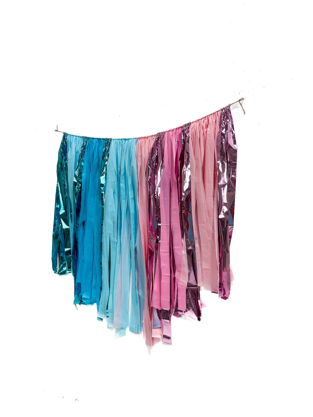 Here For The Sex Fringe Backdrop - Oh My Darling Party Co-babybaby bluebaby pink #Fringe_Backdrop#