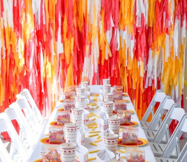 In N Out Backdrop - Oh My Darling Party Co-boy partydefaultfarm #Fringe_Backdrop#