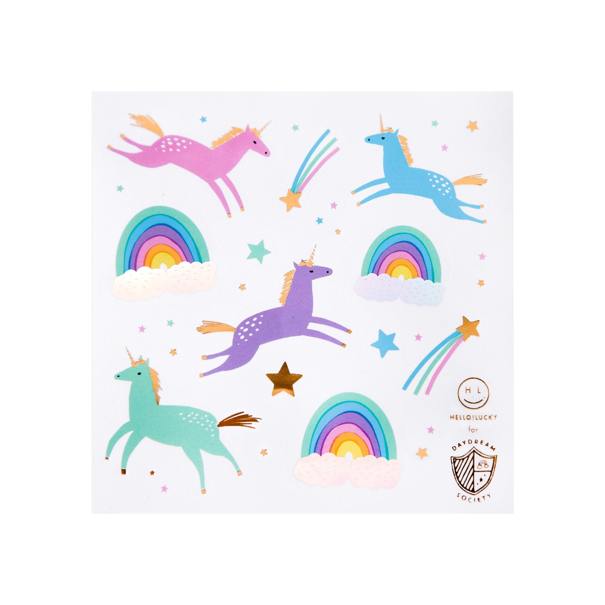 Magical Unicorn Sticker Set - 4 Pk. - Oh My Darling Party Co-Faire #Fringe_Backdrop#