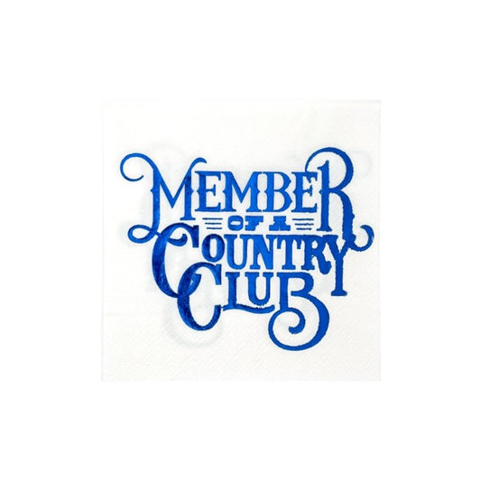 Member of a Country Club Cocktail Napkins - Oh My Darling Party Co-cocktail napkinscolorful napkinscountry club #Fringe_Backdrop#
