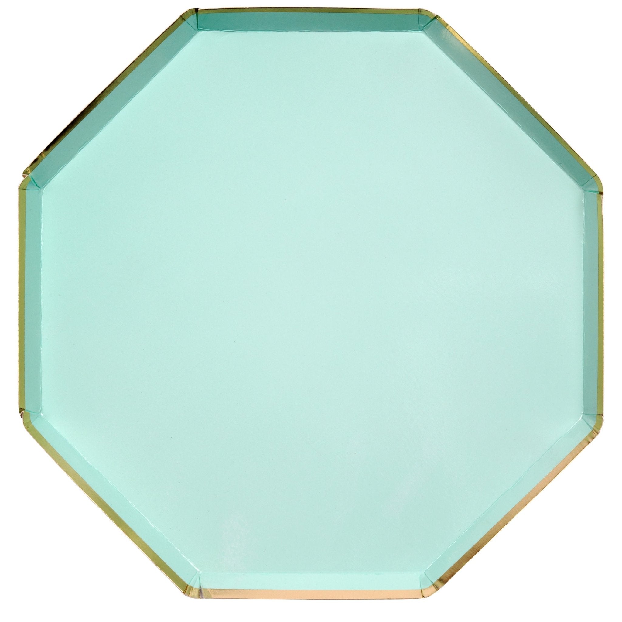 Mint Dinner Paper Plates - Oh My Darling Party Co-bohoboho partybutterfly #Fringe_Backdrop#