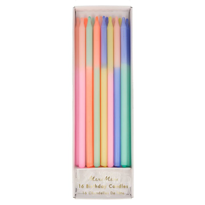Multi Color Block Candles - Oh My Darling Party Co-birthday candlesbirthday decorationsBirthday Party #Fringe_Backdrop#