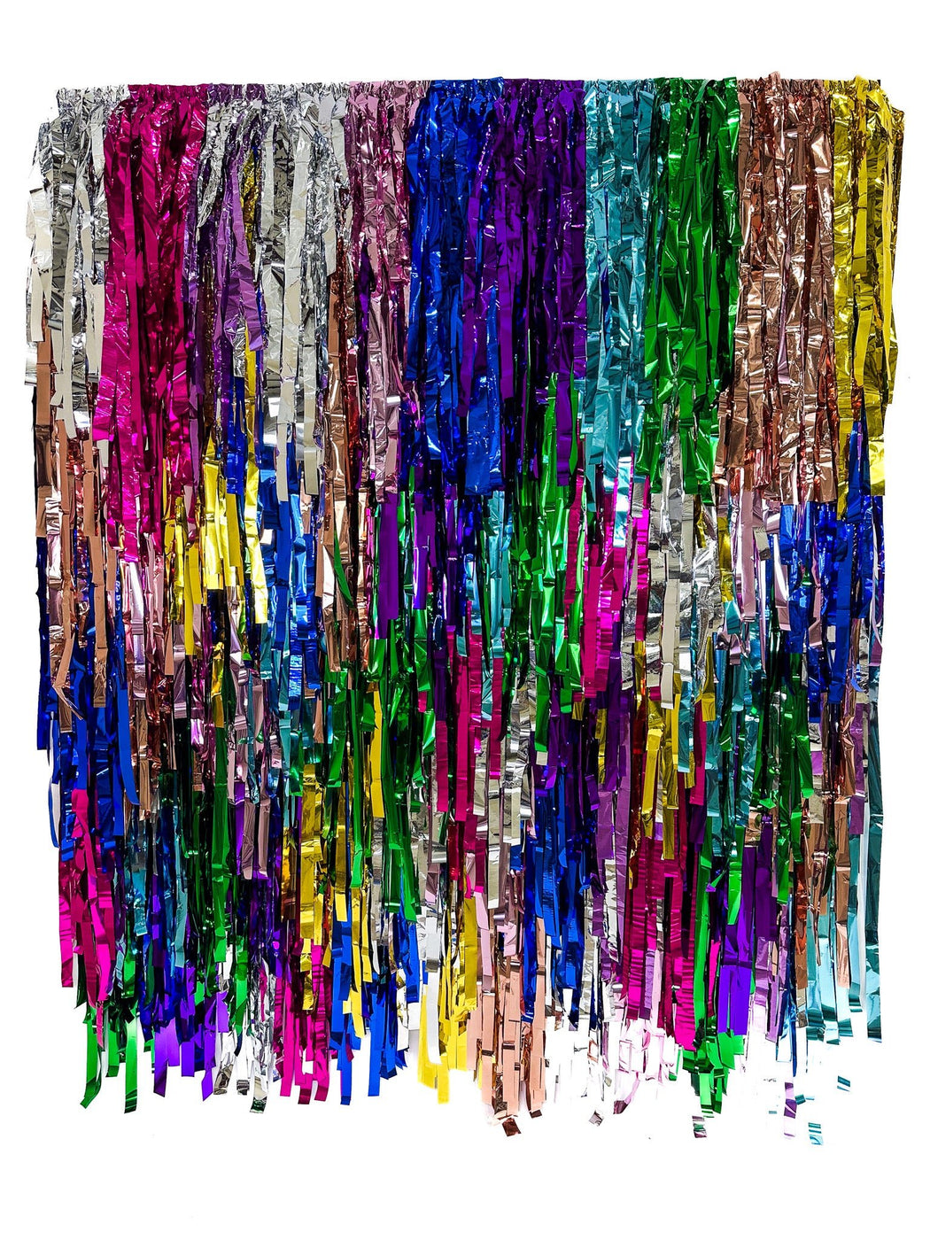 No Panic At This Disco Fringe Backdrop - Oh My Darling Party Co-1970's birthday80s partyall metallic backdrop #Fringe_Backdrop#